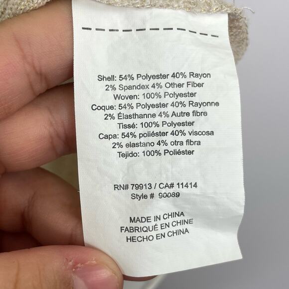 Lilly McKay collection long sleeve tunic blouse women's size Large - Picture 8 of 10